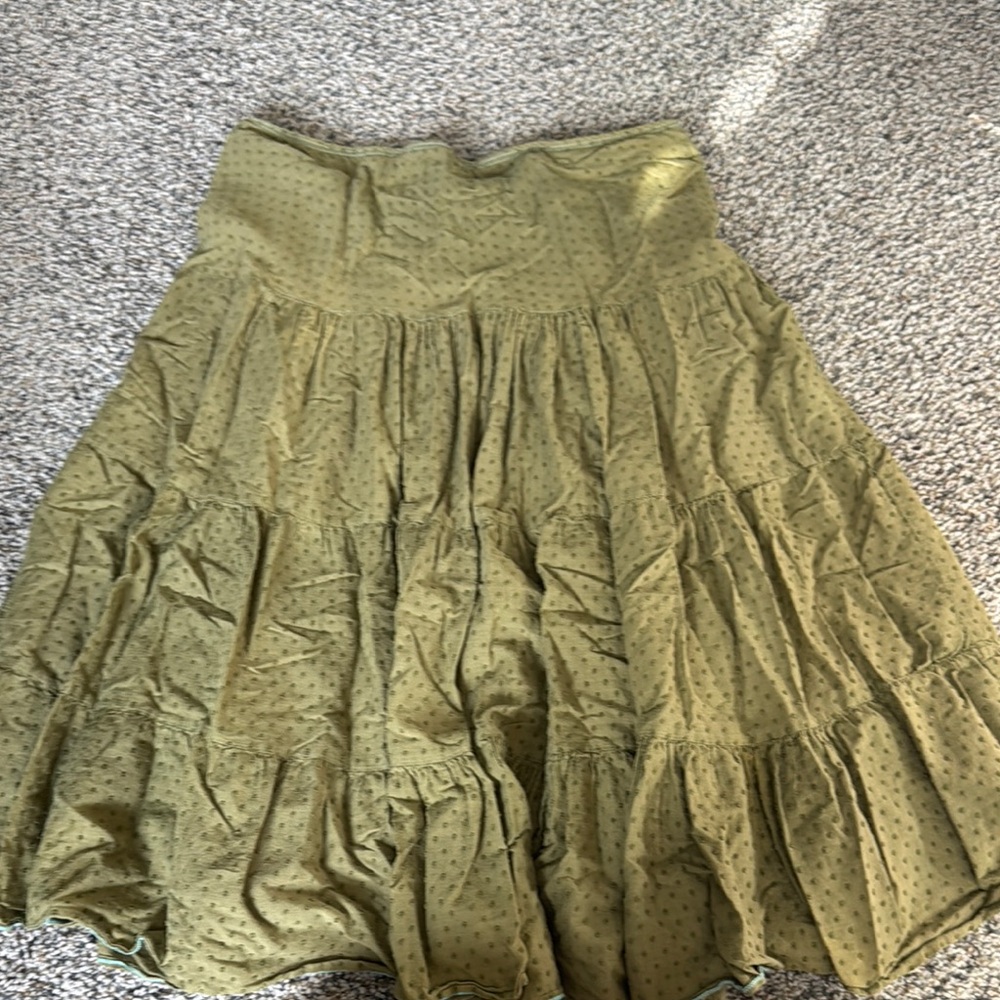 Olive Green Women's Skirt